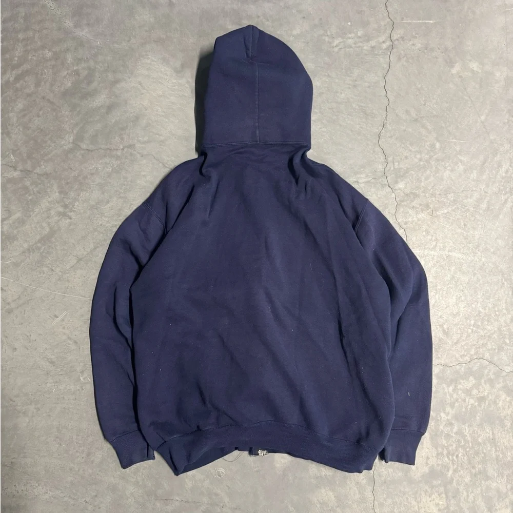 Navy Russel Athletics Full-Zip Hoodie - Picture 4 of 7